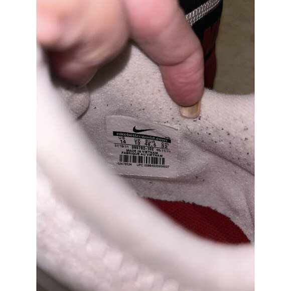 Nike Dual Fusion TR White/Red/Black Athletic Running  Dad Shoes Men’s Size 14 - Picture 11 of 11